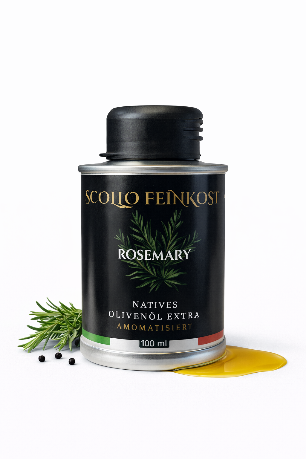Aromatisiertes Olivenöl 100ml Rosmarin