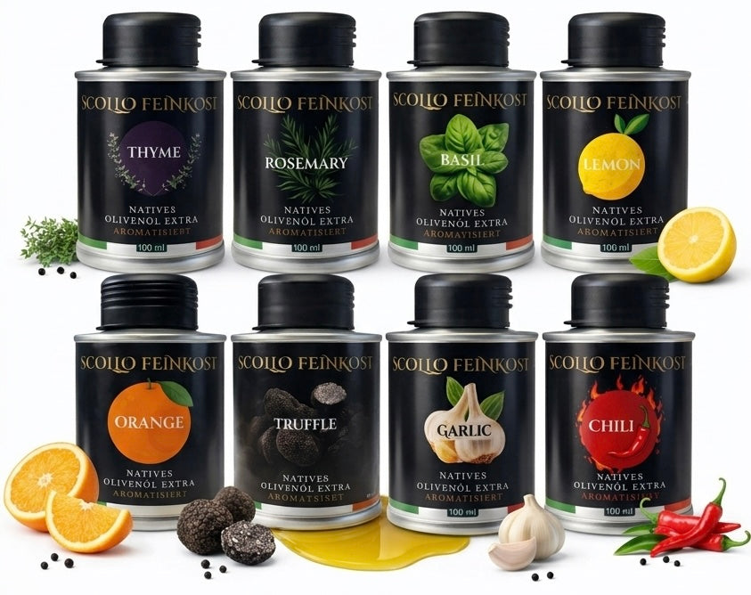 AROMA Olivenöle mit natürlichem Geschmack