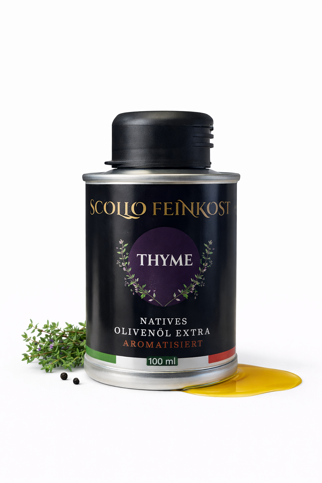 Aromatisiertes Olivenöl 100ml Thymian